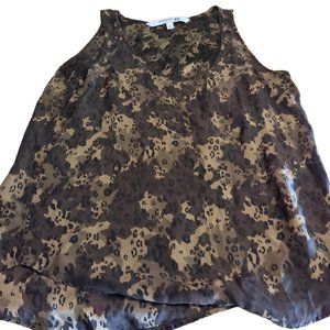 Woman's Small 100% Silk Carine Roitfeld Paris Tank/Blouse